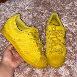 yellow adidas